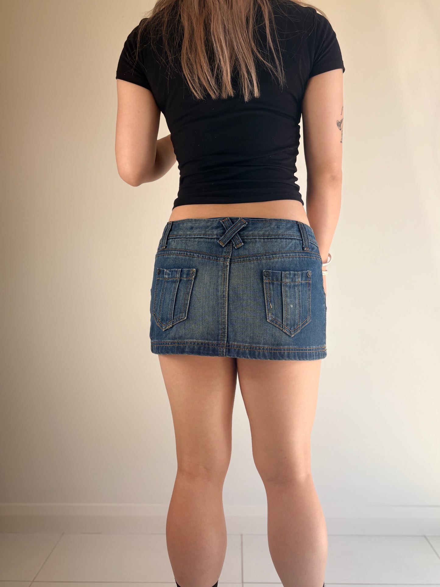 Classic Denim Micro Skirt