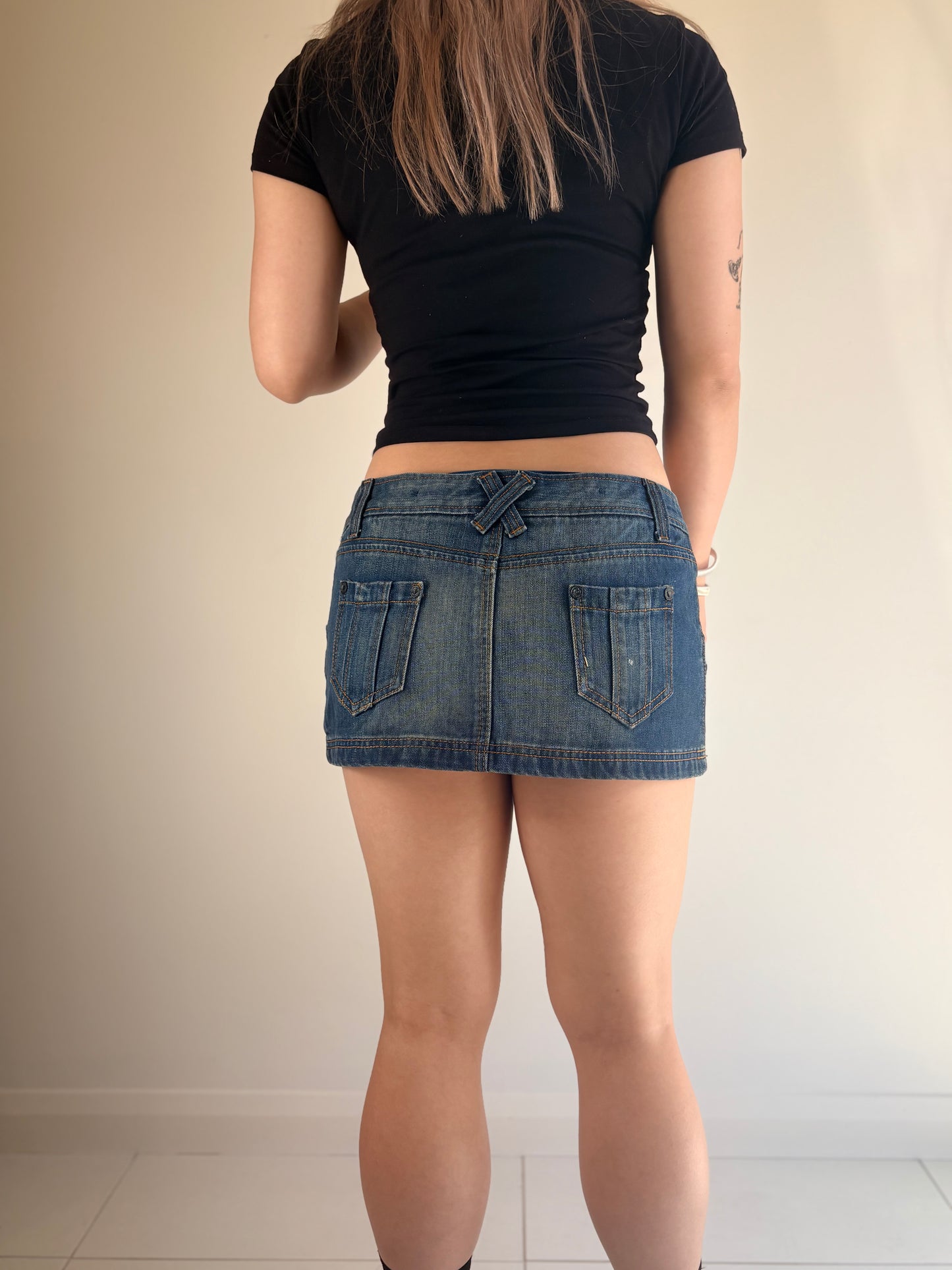 Classic Denim Micro Skirt
