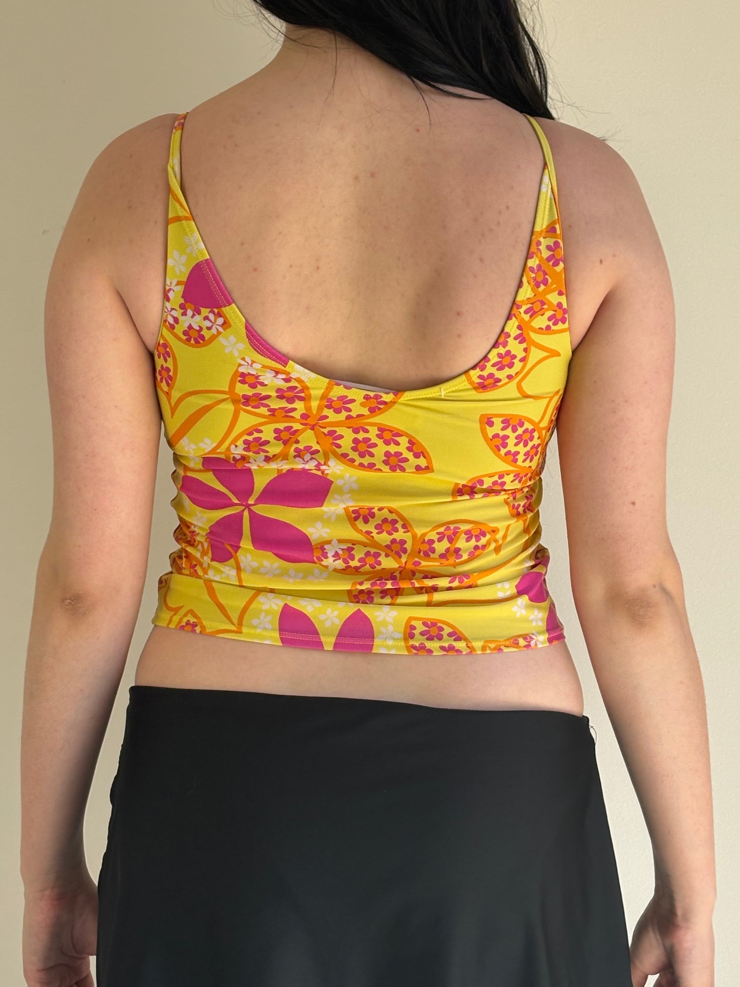 Yellow Tropical Tankini