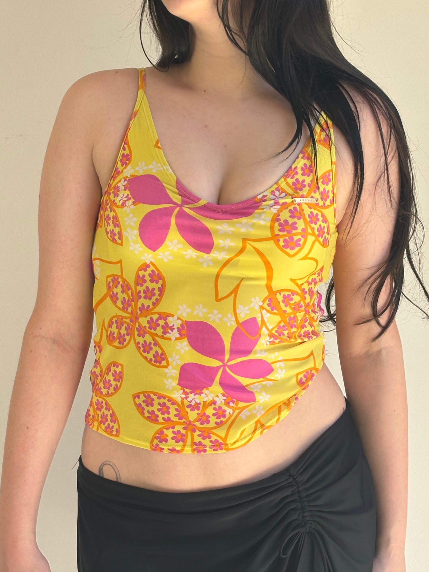 Yellow Tropical Tankini