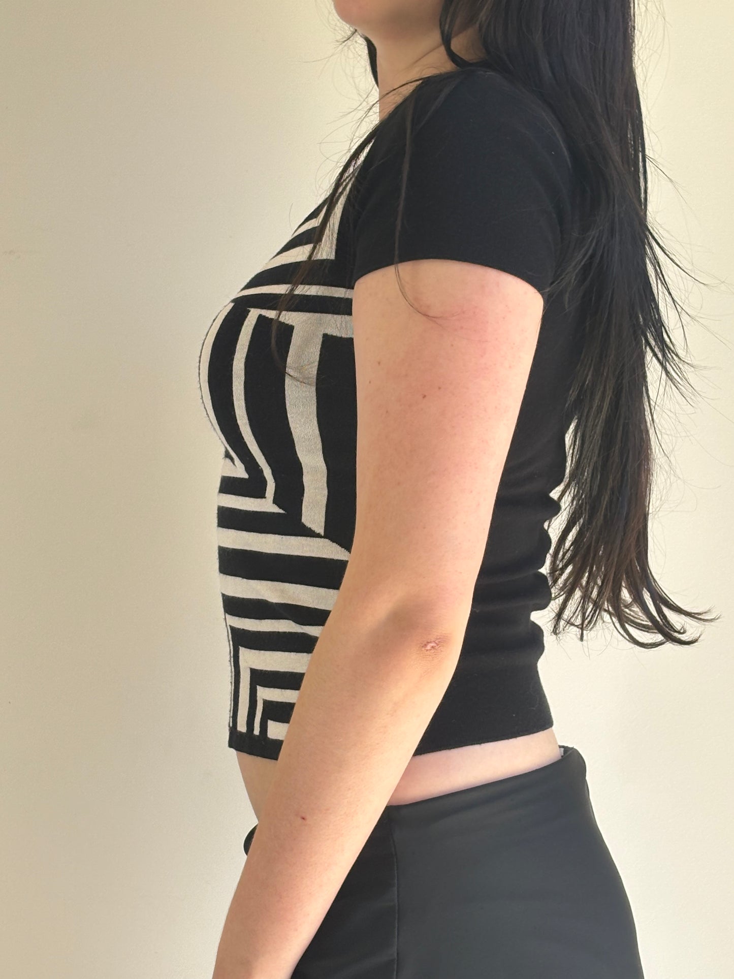 Coup De Chance Geomtric Knit Top