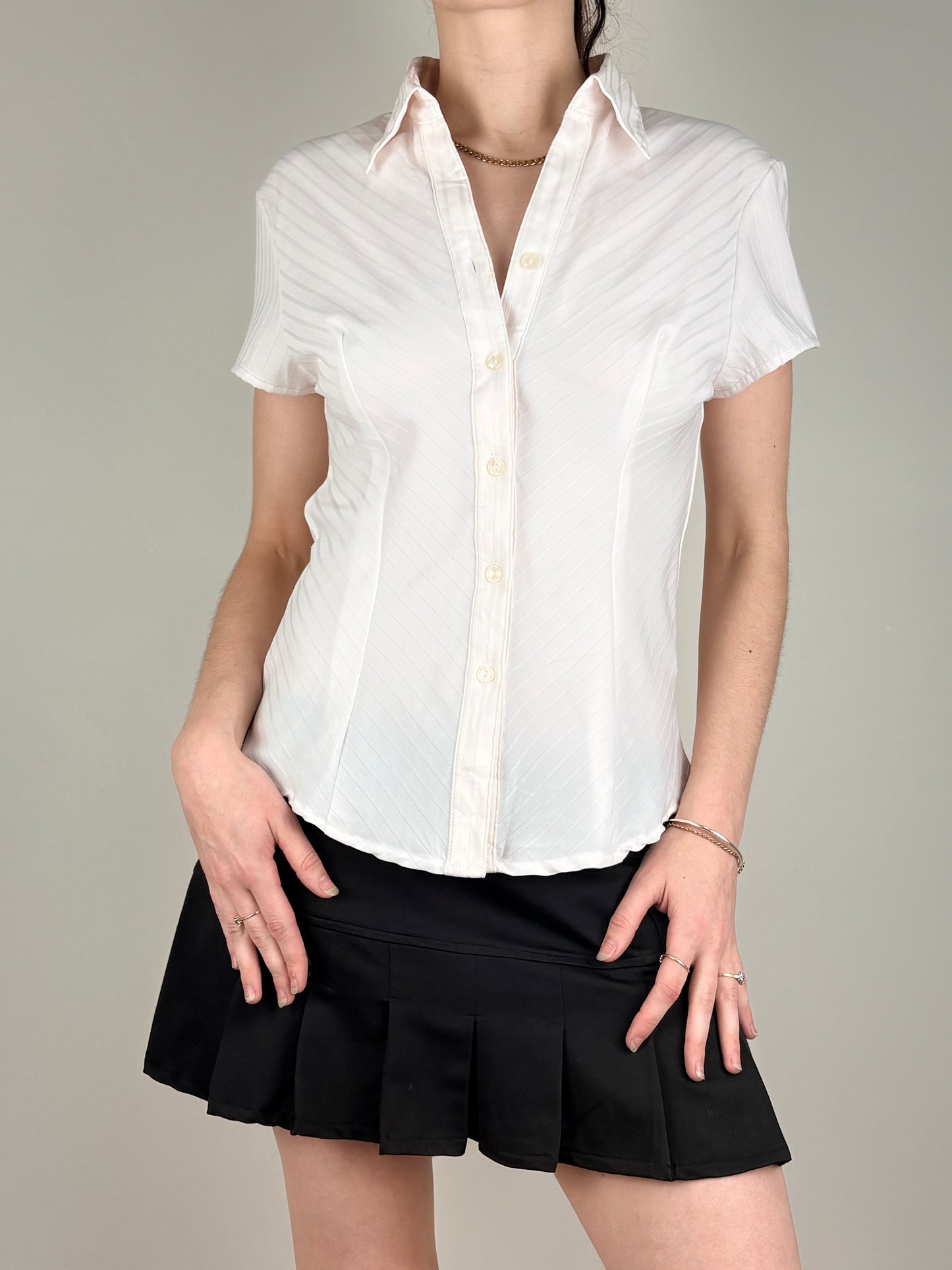 Light Pink Cinched Blouse