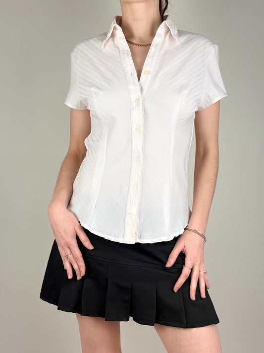 Light Pink Cinched Blouse