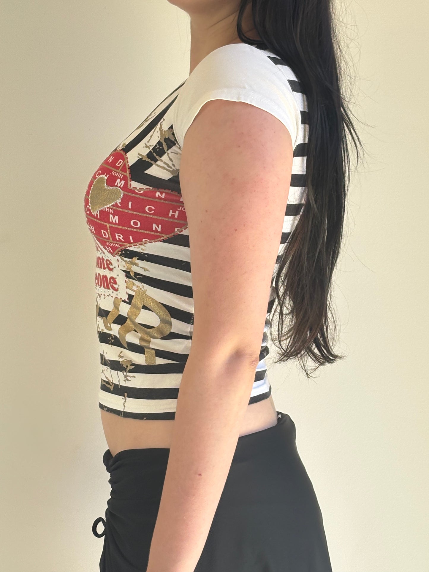 John Richmond Graphic Baby Tee