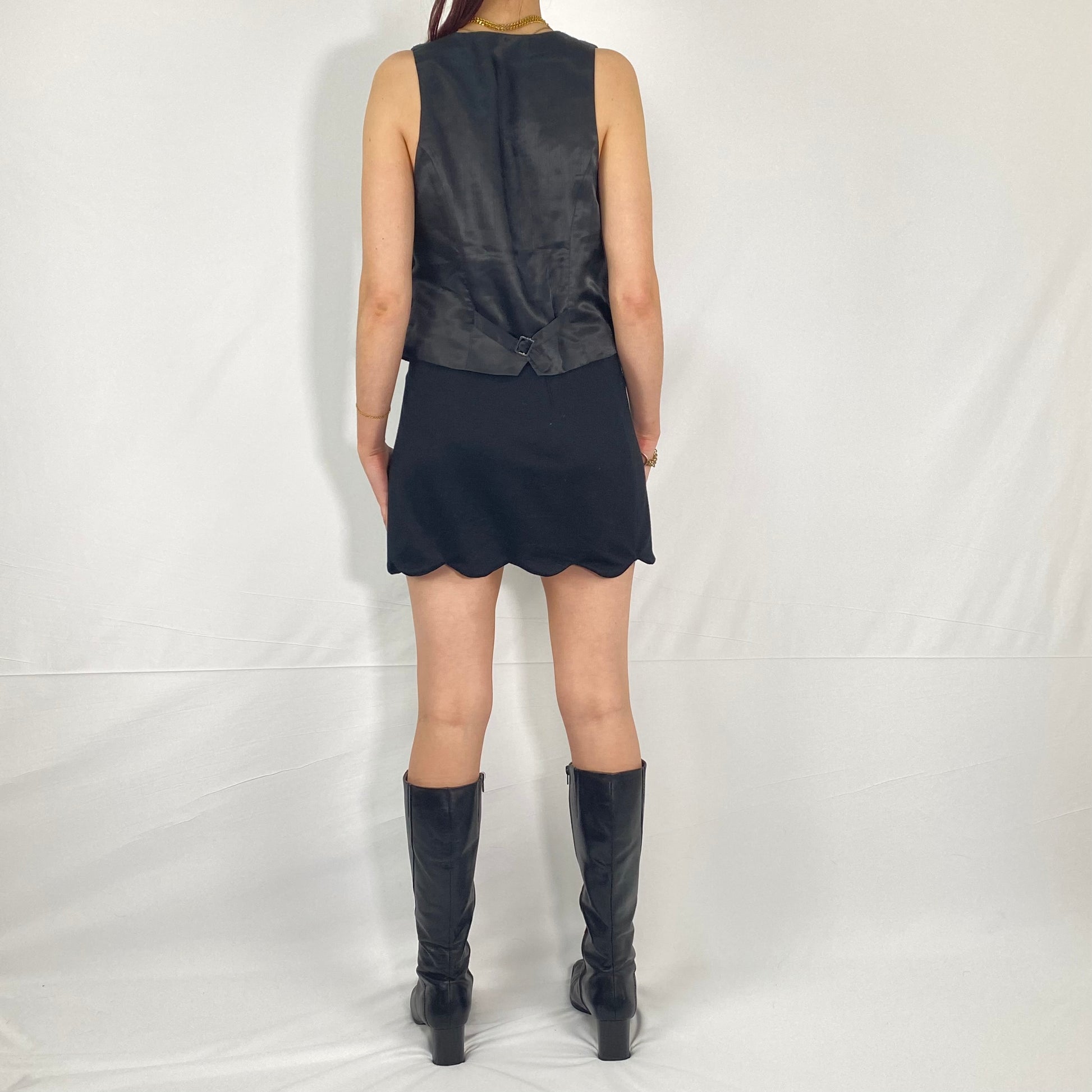 BLACK & NAVY WAISTCOAT VEST