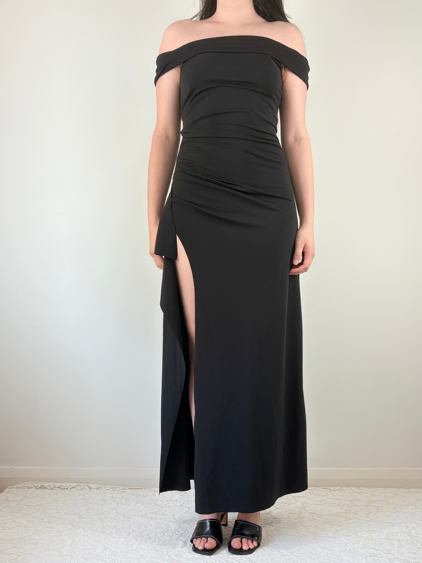 Black Slit Formal Dress