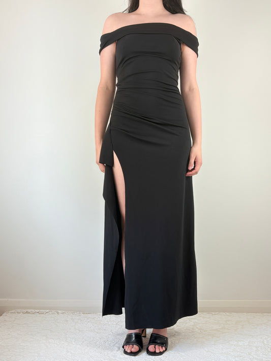 Black Slit Formal Dress