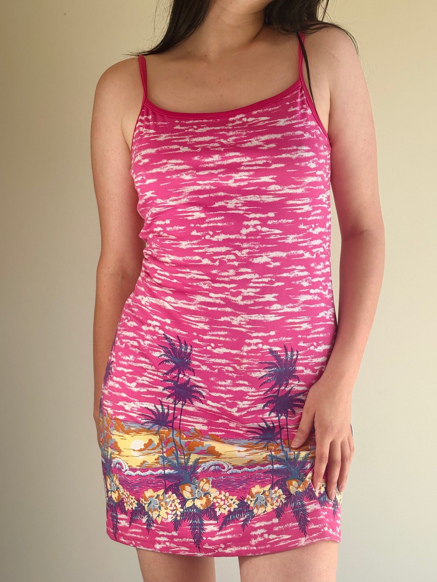 Y2k Hawaiian Midi Dress