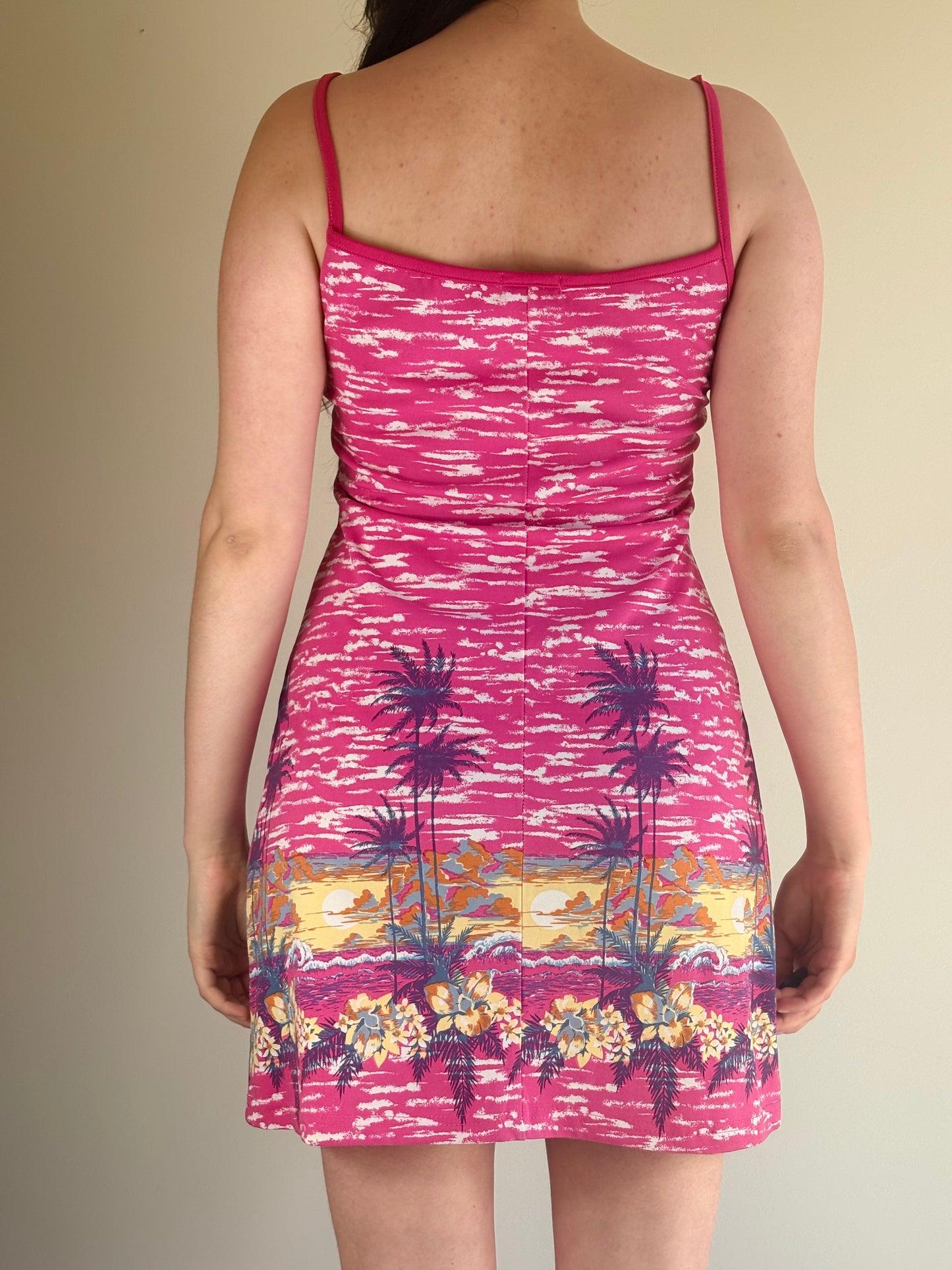 Y2k Hawaiian Midi Dress
