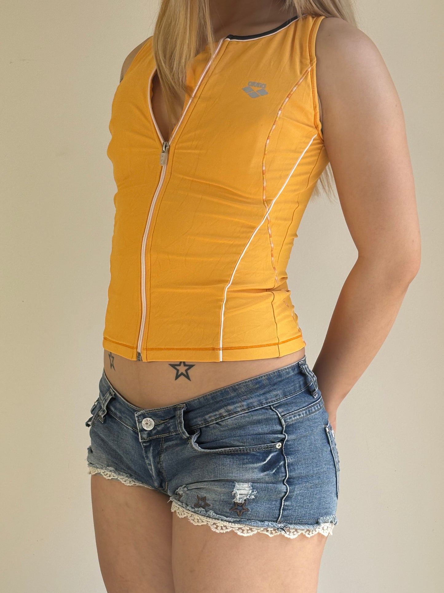 Arena Yellow Sports Tank