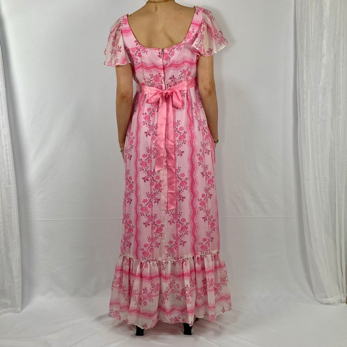 1970'S-VINTAGE-PINK-GOWN-2